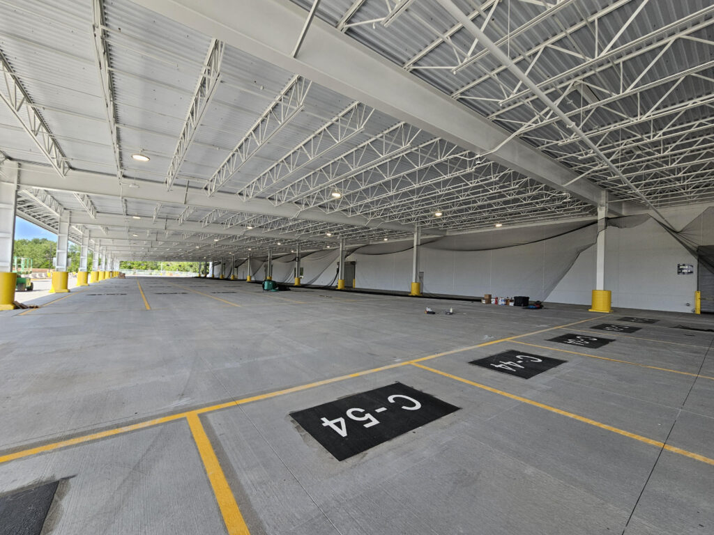 Amazon Delivery Hub Alabama- Bird netting installation